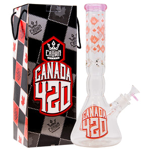 Crown Glass 14 Inches Canada 420 Bong