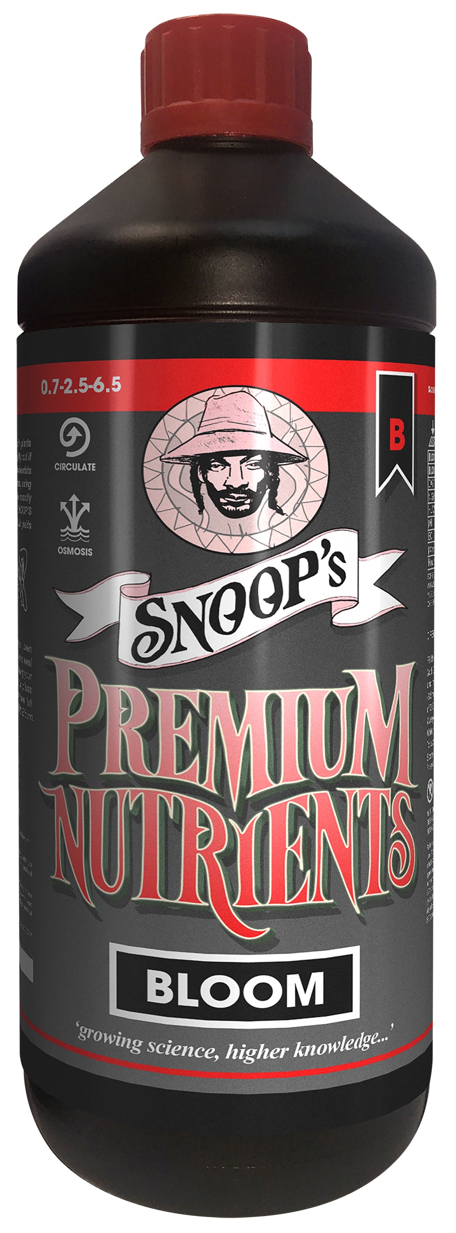 Snoop's Premium Nutrients Bloom B Circulating 1 Liter (Hydro Recirculating)